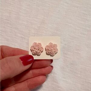 Floral Pink Earrings